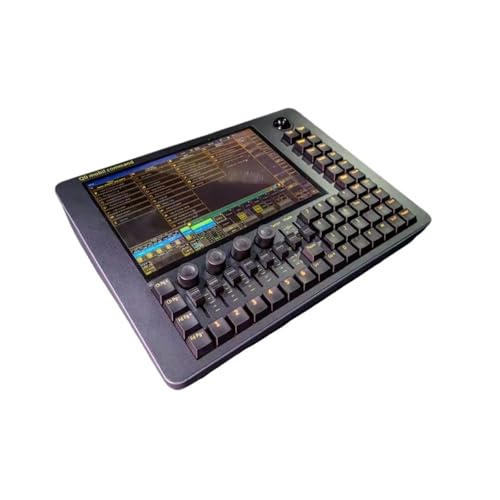 DMX-Controller, 3D-Effekt DMX Bühnenbeleuchtung Controller, M/a Mini Q0 Command Wing/ Q0 Butter Mit Koffer Software Konsole DJ Disco Party für volle Kontrolle(BUTTON) von GUOPIN