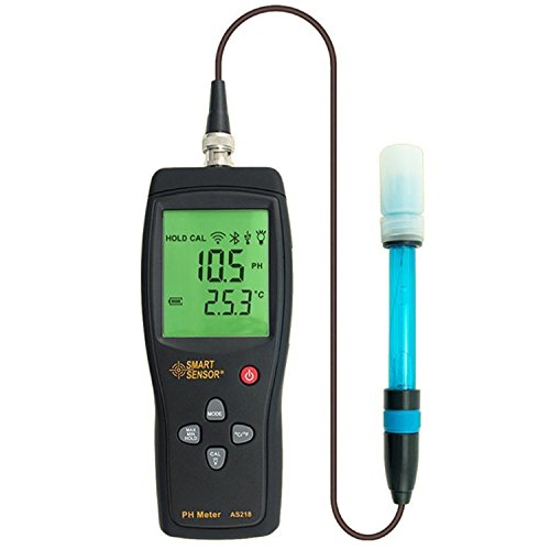 Digitales PH-Meter, PH-Tester Hohe Genauigkeit Wasserqualitäts-Tester mit 0-14 PH-Messbereich for Trinkwasser im Haushalt, Pool, Aquarium, PH-Meter mit Temperaturmessgerät AS218,Multifunktional Digitales PH-Meter, PH-Tester Hohe Genauigkeit Wasserqualitäts-Tester mit 0-14 PH-Messbereich for Trinkwasser im Haushalt, Pool, Aquarium, PH-Meter mit Temperaturmessgerät AS218,Multifunktional von GUOPIN