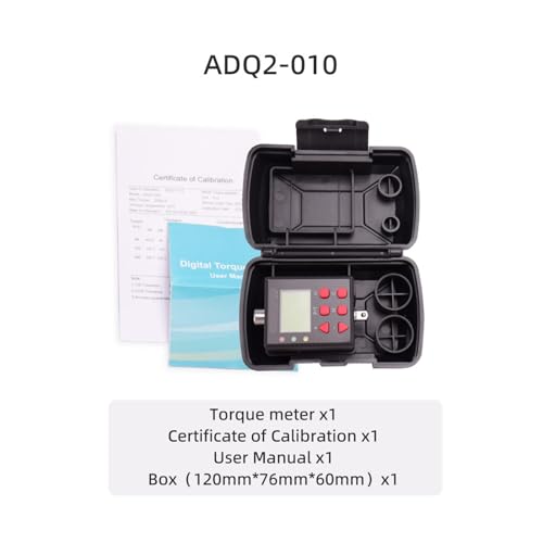 Drehmoment, Digitaler Drehmomentmesser, 0,1–340 Nm, einstellbarer Drehmomentmesser-Adapter, professeller elektronischer Drehmomentschlüssel, universelle Reparaturwerkzeuge,Stabilere(Torque0.1-10N.m) von GUOPIN