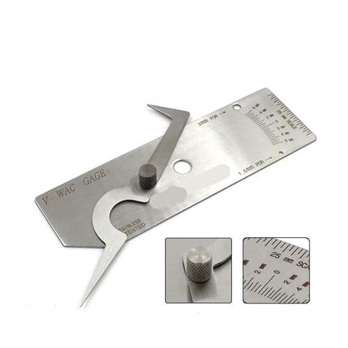 Endmaße Schweißlehre Gage Weld Biting Edge Undercut Inspection Metric Mm Reading Für Präzisionskalibrierung Endmaße Schweißlehre Gage Weld Biting Edge Undercut Inspection Metric Mm Reading Für Präzisionskalibrierung von GUOPIN