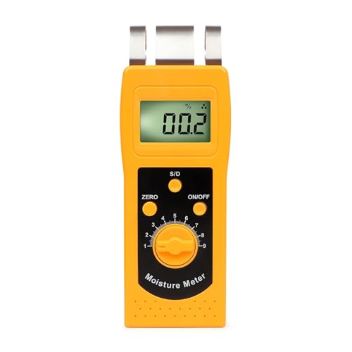 Getreidefeuchtemessgerät Hochpräzises Holzfeuchtemessgerät Mit LCD-Hintergrundbeleuchtung, Tragbares Hygrometer For Holz, Holzspanplatten von GUOPIN