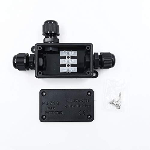 Im Freien wasserdichte Anschlussdose mit Terminal One In zwei wasserdichte Box Kunststoff Schwarz Junction Box,Kompakt und leicht Im Freien wasserdichte Anschlussdose mit Terminal One In zwei wasserdichte Box Kunststoff Schwarz Junction Box,Kompakt und leicht von GUOPIN