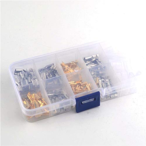 Isolierten elektrischen Draht Crimp-Klemmen 2.8/4 / 4,8/6,3 mm Flachstecker Sortiment Kit mit Box,Kompakt und leicht Isolierten elektrischen Draht Crimp-Klemmen 2.8/4 / 4,8/6,3 mm Flachstecker Sortiment Kit mit Box,Kompakt und leicht von GUOPIN