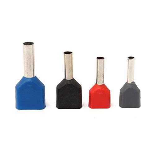 Kabelhülsen Aderendhülse Doppel Cord Endklemme Verbinderset Kupfer Insulated Crimp Splice Terminal-Connector Kit,Kompakt und leicht Kabelhülsen Aderendhülse Doppel Cord Endklemme Verbinderset Kupfer Insulated Crimp Splice Terminal-Connector Kit,Kompakt und leicht von GUOPIN