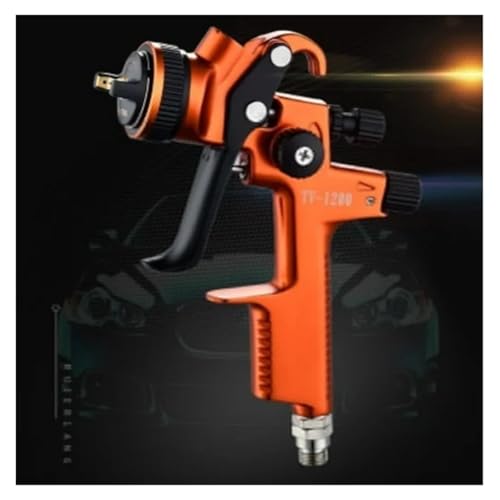 Lackierpistole, Hochwertige Farbspritzpistole Auto-Sprühwerkzeug Luftspritzpistole 1.3Düse Professionelle Spritzpistole,Glättgerät von GUOPIN