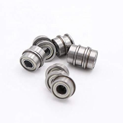 Lager, BRDI04076 Lager 50 Teile/los MF83ZZ Flanschlager 3x8x3 3x8x2,5 mm MF83-2Z Miniatur Flansch Rillenkugellager,Hohe Tragfähigkeit(With cage 3x8x3) von GUOPIN