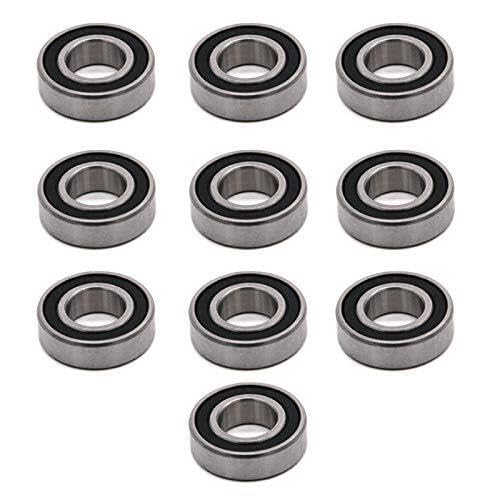 Lager, Rillenkugellager mit doppelter Gummidichtung, vorgeschmiert,Hohe Tragfähigkeit(10,6003-2RS 17mm x 35mm x 10mm) von GUOPIN