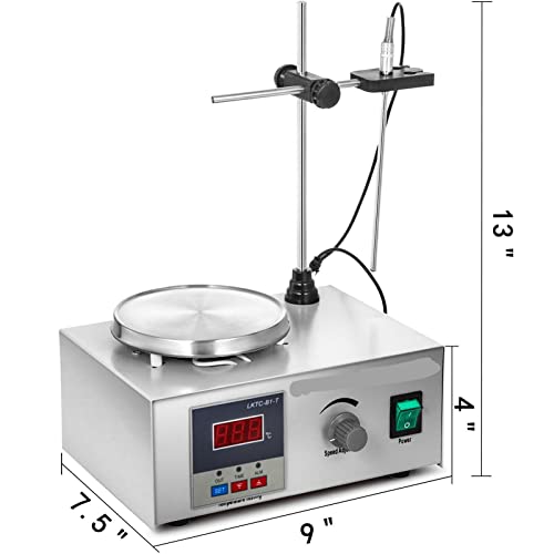 Lötstationen, 1/2/4/6 Köpfe Magnetische Agitador mit heißer Platte Wirbel Elektror SHAUER MIXER Tragbare Mixer Rührerstange for chemisches Labor(1 Heads) von GUOPIN