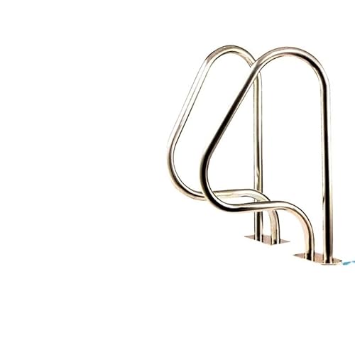 Poolleitern, Pool-Rolltreppe 304 Verdickter Edelstahl-Handlauf Anti-Rutsch-Rolltreppe Wasser-Handlauf-Leiter-Rolltreppe,Robust und stabil von GUOPIN