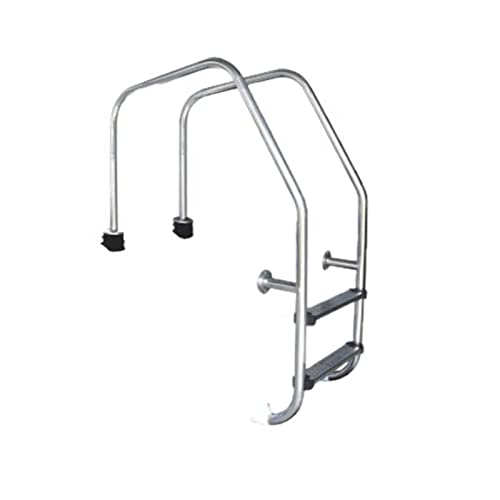 Poolleitern, Schwimmbad-Rolltreppenleiter 304 Edelstahl-Swimmingpool-Rolltreppen-Handlaufleiter-Schwimmbadausrüstung,Robust und stabil von GUOPIN
