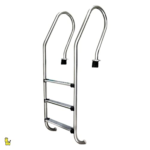 Poolleitern, Schwimmbad Spezielle Rolltreppe Edelstahl Wasserleiter Verdickte Handlauftreppe Unterwasserkletterleiter Rutschfestes Pedal,Robust und stabil(SF-415-1.0mm not embedded) von GUOPIN