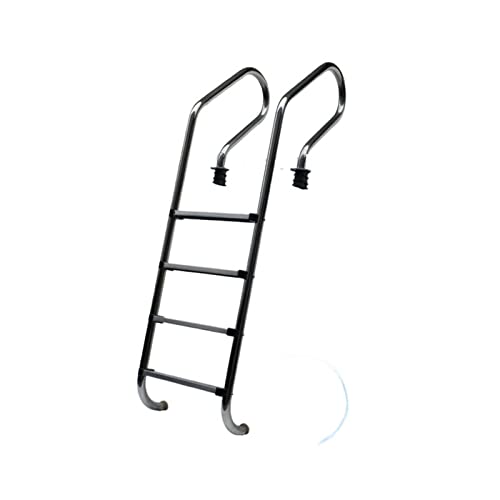 Poolleitern, Schwimmbeckenrolltreppe 304 Komplett Aus Edelstahl Schwimmbeckenrolltreppe Handbecken Unterwasserleiter,Robust und stabil(2) von GUOPIN