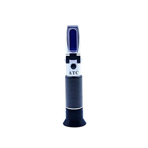 Refraktometer Brix Zucker Refraktometro Tester Obst Lebensmittel Zuckermesser Handheld -Refraktometer für den Feldeinsatz(B119) von GUOPIN