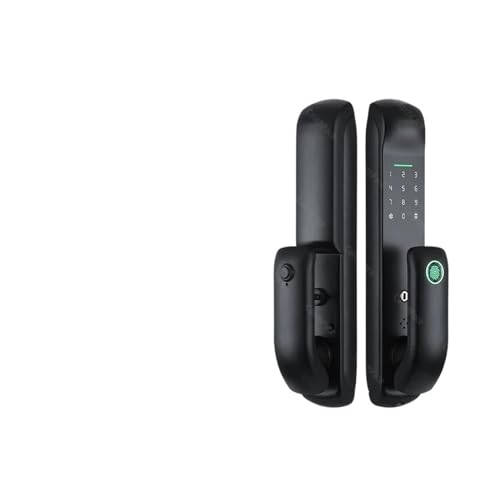 Smart Lock, Elektronischer Finrprint, Biometrisches, Mattiertes Panel, Digitales Intellintes Türschloss, TUYA Oder TTLock, APP, Passwort, IC-Kartensicherheit,Langlebig(147 22,TUYA (wifi)) von GUOPIN
