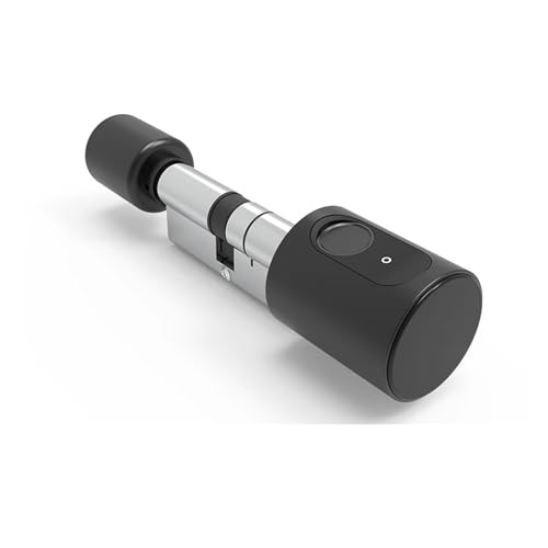 Smart Lock, Euro-Haustür-Smart-Schließzylinder Mit Tuya-Bluetooth-Digital-IC-Karten-Finrabdruckschlüsseln, For Entrieln Einstellbarer Elektronischer Kernschlösser,Langlebig(Black Tuya,40 and 40 to 55 Smart Lock, Euro-Haustür-Smart-Schließzylinder Mit Tuya-Bluetooth-Digital-IC-Karten-Finrabdruckschlüsseln, For Entrieln Einstellbarer Elektronischer Kernschlösser,Langlebig(Black Tuya,40 and 40 to 55 von GUOPIN
