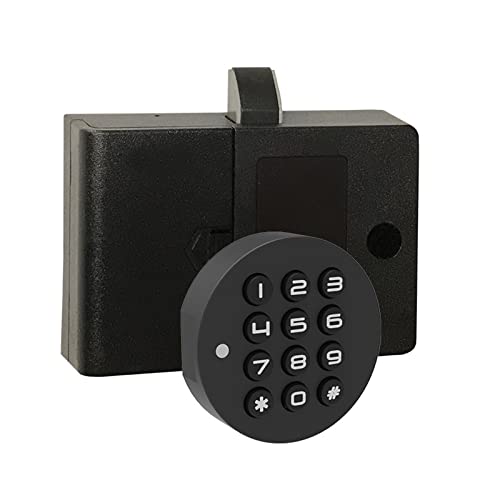 Smart Lock, Passwortsperre Schubladentürschloss Anti-Diebstahl-Mini-Code-Schließfach Kleiderschrank Fitnessstudio-Schrank Elektrisches intelligentes Türschloss Dateischloss,Langlebig von GUOPIN