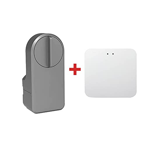 Smart Lock, Smart Door Lock Digitales Passwort Bluetooth-kompatible Intelligente Aufkleberinstallation Tuya Smart Electronic Door Lock,Langlebig(Lock gateway) von GUOPIN