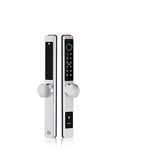 Smart Lock, TTLock Smart Lock Wasserdichtes Outdoor-Fingerabdruck-Bluetooth-APP-RFID-Code-schlüsselloses elektronisches Türschloss,Langlebig(Type 8,2885 double) von GUOPIN