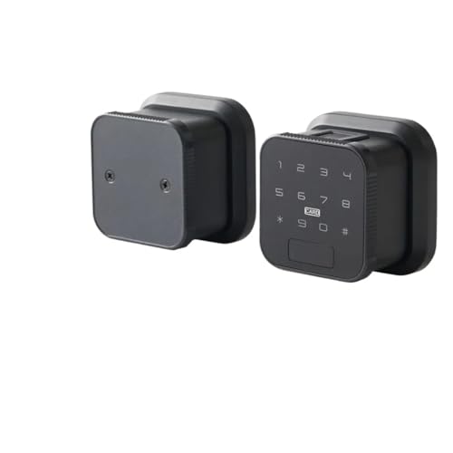 Smart Lock, Tuya Smart Türschloss TTlock Bluetooth-kompatibel Finrprint Lock APP Passwort IC Karte NFC Schlüssel Entsperren Elektronische Schloss,Langlebig(Standard black) von GUOPIN