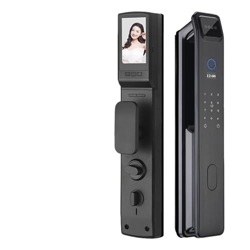 Smart Lock, Vollautomatische APP 3D Sichtserkennung Smart Lock Finrabdruck Biometrische Karte Schlüssel Digital Lock Home Smart Lock,Langlebig(22-240 3D Face) von GUOPIN