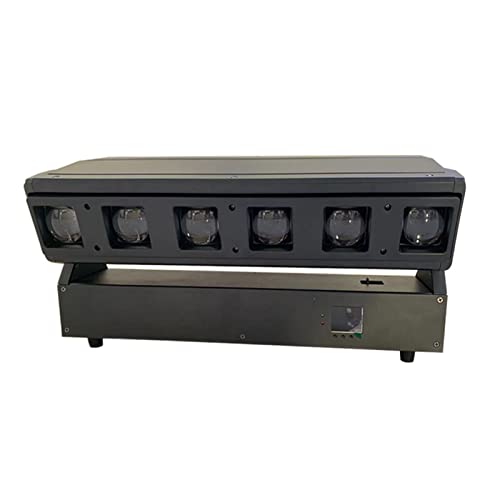 Tanzflächenbeleuchtung, 4 in 1 Bühnenbeleuchtung 6x40w / 12x4 0w LED. Punktsteuerung Fokussierung Beweglicher Kopf Strahl Matrix Licht Vollfarbe RGBW.(6x40W LED) von GUOPIN