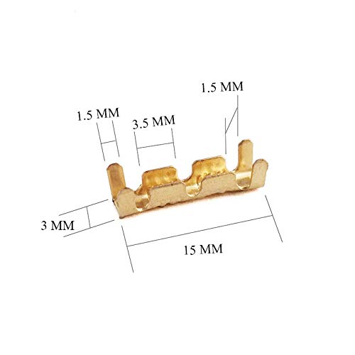 U-förmige Verbindungsklemme Draht Buckle Docking Verbindungslinie drücken splice Karten Faszie 0.5-1.5mm2,Kompakt und leicht(50 piece) von GUOPIN