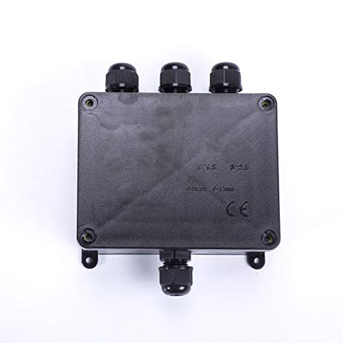 Wasserdichte Anschlussdose Anschluss Shell Kunststoff IP68 man in drei der Bottom Line mit Klemm,Kompakt und leicht(Suit for 9 12mm wire) von GUOPIN