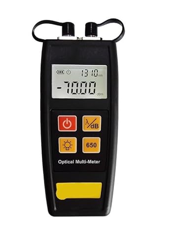 YJ-550A Glasfaser-Mini-Multimeter, optisches Leistungsmessgerät mit visueller Fehlerortung, 10 mW,Regenfest von GUOPIN