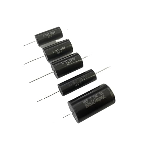 0,68 UF 1 UF 1,2 UF 1,8 UF 2 UF 2,5 UF 400 V Audio-Crossover-Filmkondensatoren, 10 Stück(2.5uf 400v 10pcs) von GUOQGXAY