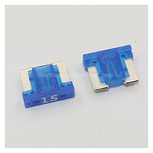 1000 Stück 2A 3A 5A 10A 15A 20A 25A 30A Sicherungen Micro Short Low Profile Mini Blade 15A Ampere APS/ATT Sicherung(15A) von GUOQGXAY