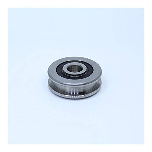 GUOQGXAY Rollenlager, 2 Stück H-Nutlager 10 x 37 x 12 x 14 mm Stahllagerrollen H5/2,5 H6/2 H6/3 Gleitführungslager U-Radscheibe(10371214H5 2.5 2PC) von GUOQGXAY