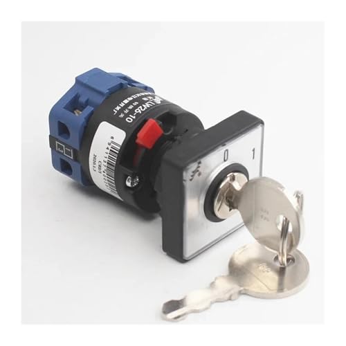 LW26-10 C02/1 Zweigang-10A 690V Einzelloch 16mm Schlüssel-Stromabschaltung Drehnockenschalter Universalumbau von GUOQGXAY