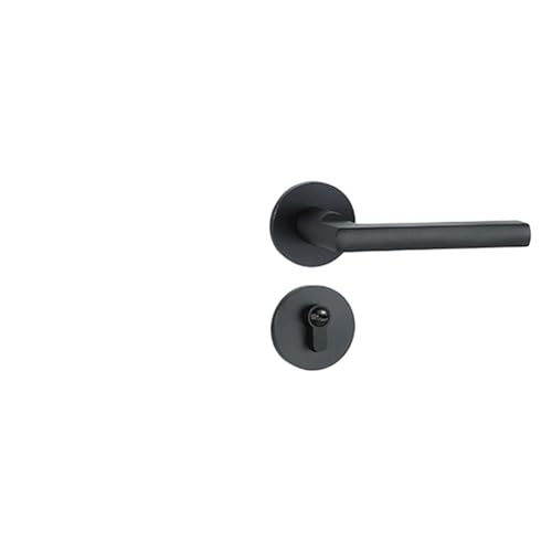 Raum Aluminium Innen Türschloss Schlafzimmer Split Haushalt Türschloss Silent Lock Aluminium Oxid Magnetische Hardware Lock(Yahei large 58 silent) von GUOQGXAY
