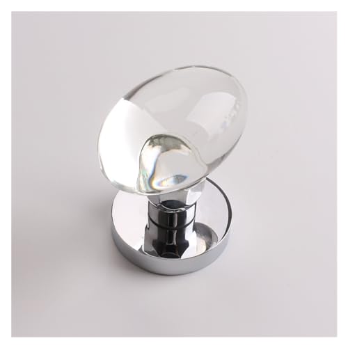 Unsichtbares Türschloss, einseitiges Schloss, goldenes Licht, Luxus, Innen-Hintergrundwand, Kugelschloss, amerikanischer Kristall-Türgriff(112 bright chrome duck egg crystal) von GUOQGXAY
