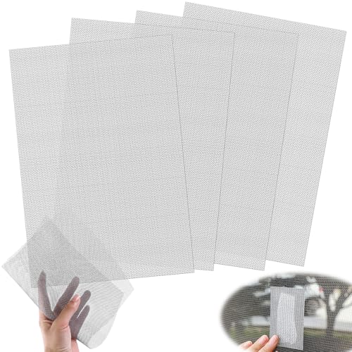 Drahtgewebe 300 x 210 mm Edelstahlgewebe 20Mesh Drahtgeflecht 1mm Loch Feinmaschig Filternetz Maschendraht Für Türen Verhindert Mäuse Insekten Und Schlangen 4Stk von GUOSIYAO