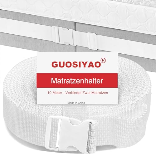 GUOSIYAO Matratzenhalter 10m Matratzenkeil Verbindet Zwei Matratzen Zu Einer Großen LiegeFläche Doppelbettbrücke Einstellbar Liebesbrücke Einer Großen Liege Fläche Für Familie Und Hotel von GUOSIYAO