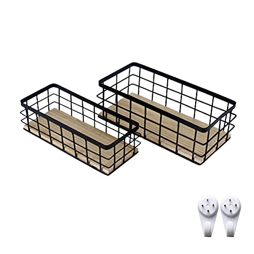 GUOXIANG Allzweckkorb Metall,2er Set Flexibler Aufbewahrungskorb aus Metalldraht Behälter Grid Dekokörbe Haushalt Drahtkorb für Desktop Obst Snacks Schwarz GUOXIANG Allzweckkorb Metall,2er Set Flexibler Aufbewahrungskorb aus Metalldraht Behälter Grid Dekokörbe Haushalt Drahtkorb für Desktop Obst Snacks Schwarz von GUOXIANG