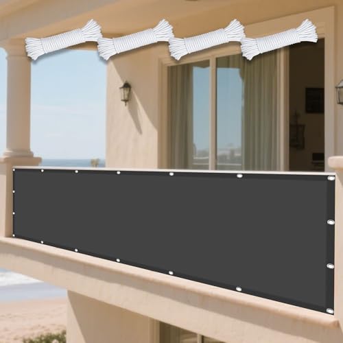 Sonnensegel Rechteckig 180 x 230 cm Rechteckig Wasserdicht 98% UV Schutz Sonnenschutz Schattensegel Vielen Größen mit Spannseilen für Terrasse Garten, Dunkelgrau Sonnensegel Rechteckig 180 x 230 cm Rechteckig Wasserdicht 98% UV Schutz Sonnenschutz Schattensegel Vielen Größen mit Spannseilen für Terrasse Garten, Dunkelgrau von GUOYFEN