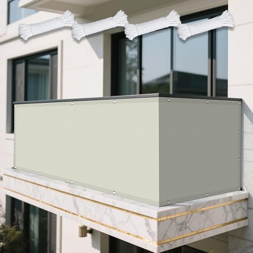 Sonnensegel Rechteckig 300 x 465 cm Rechteckig Wasserdicht 98% UV Schutz Schattierungsnetz Mesh Tarp Ohne Bohren mit Ösen Segeltuch für Garten Terrasse Camping Outdoor, cremefarben von GUOYFEN