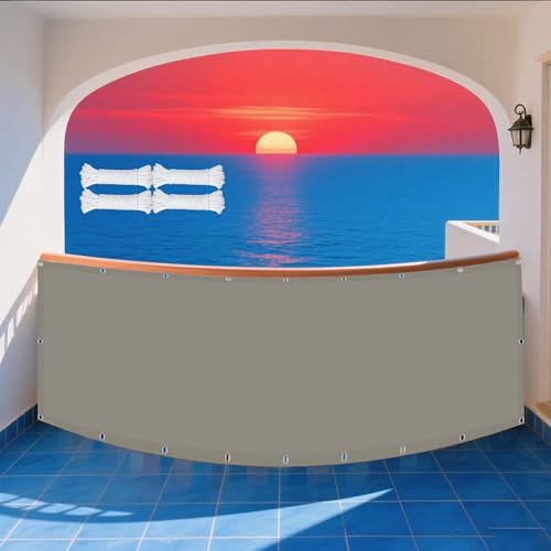 Sonnensegel Rechteckig mit Ösen 170 x 690 cm Rechteckig Wasserdicht 98% UV Schutz Rechteck Markisensegel mit Ösen Ohne Bohren mit Seil für Garten Terrasse Camping Outdoor, Taupe Sonnensegel Rechteckig mit Ösen 170 x 690 cm Rechteckig Wasserdicht 98% UV Schutz Rechteck Markisensegel mit Ösen Ohne Bohren mit Seil für Garten Terrasse Camping Outdoor, Taupe von GUOYFEN