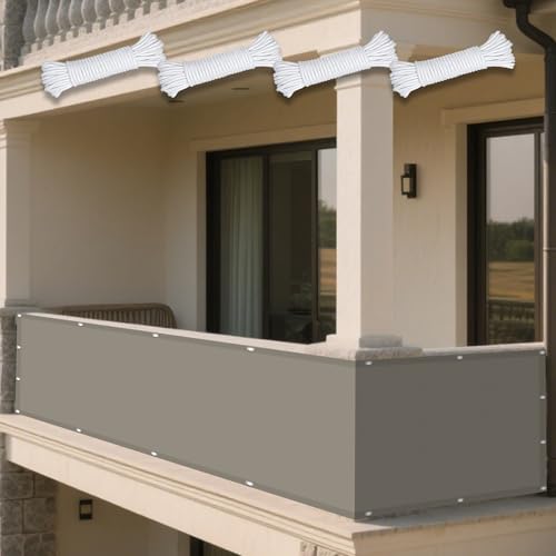 Sonnensegel Rechteckig mit Ösen Wasserdicht 270 x 360 cm Rechteckig Wasserdicht 98% UV Schutz Sonnentuch Schattensegel mit Spannseilen mit Ösen für Terrasse Camping, Taupe Sonnensegel Rechteckig mit Ösen Wasserdicht 270 x 360 cm Rechteckig Wasserdicht 98% UV Schutz Sonnentuch Schattensegel mit Spannseilen mit Ösen für Terrasse Camping, Taupe von GUOYFEN