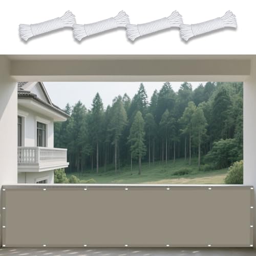 Sonnensegel mit Ösen Wasserdicht 470 x 590 cm Rechteckig Wasserdicht 98% UV Schutz Abdeckung Schattenstoff Ohne Bohren mit Ösen Segeltuch für Garten Balkon & Terrasse, Taupe Sonnensegel mit Ösen Wasserdicht 470 x 590 cm Rechteckig Wasserdicht 98% UV Schutz Abdeckung Schattenstoff Ohne Bohren mit Ösen Segeltuch für Garten Balkon & Terrasse, Taupe von GUOYFEN