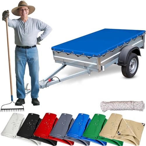 Abdeckplane mit Ösen 650 x 800 cm Langlebig, Uv-Beständig, Bootsplane Allzweckplane Gartenplane mit Ösen & Verstärkte Gummiecken für Pool, LKW, Holz Gartenmöbel, Blau Abdeckplane mit Ösen 650 x 800 cm Langlebig, Uv-Beständig, Bootsplane Allzweckplane Gartenplane mit Ösen & Verstärkte Gummiecken für Pool, LKW, Holz Gartenmöbel, Blau von GUOYUYU