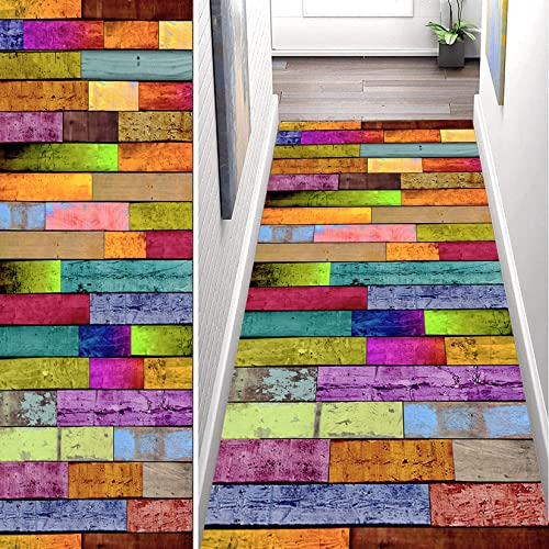 GUOYUYU Läufer Lang Flur 60x140cm Waschbar rutschfest Schmutzfangmatte Teppichläufer Schlafzimmer Muster Carpet Teppichläufer für Eingang, Haustür, Flur, Küche, Schlafzimmer, D GUOYUYU Läufer Lang Flur 60x140cm Waschbar rutschfest Schmutzfangmatte Teppichläufer Schlafzimmer Muster Carpet Teppichläufer für Eingang, Haustür, Flur, Küche, Schlafzimmer, D von GUOYUYU