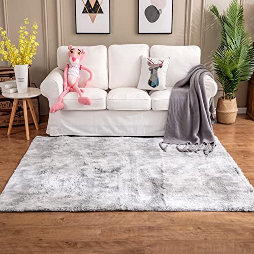 GUOYUYU Lammfell Teppich 60x200cm Baumwolle Waschbar Allergikergeeignet Hochflor-Teppich Schlafzimmer Rug 100% Bio ​Schaffell für Wohnzimmer, unter dem Kamin, Schlafzimmer, Hellgrau von GUOYUYU