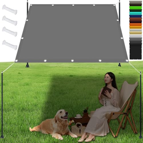 Sonnensegel Wasserdicht 100 x 700 cm Wasserdicht, Rechteckig, Sonnenschutz, Sonnenschutz Schattennetz Viereck Sonnensegel inkl Befestigungsseile für Balkon, Außenbereiche, Hellgrau Sonnensegel Wasserdicht 100 x 700 cm Wasserdicht, Rechteckig, Sonnenschutz, Sonnenschutz Schattennetz Viereck Sonnensegel inkl Befestigungsseile für Balkon, Außenbereiche, Hellgrau von GUOYUYU