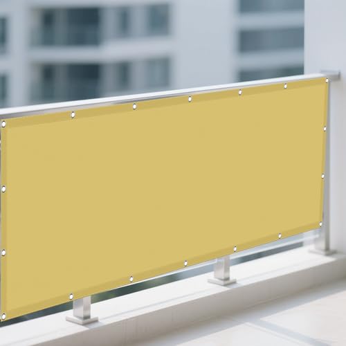 Sonnensegel 70 x 700 cm Rechteckig Wasserdicht Sonnenschutz Windschutz Sonnenschutz Segelschirm Segel inkl Befestigungsseile für Garten Camping, Creme Farben Sonnensegel 70 x 700 cm Rechteckig Wasserdicht Sonnenschutz Windschutz Sonnenschutz Segelschirm Segel inkl Befestigungsseile für Garten Camping, Creme Farben von GUOZHEN