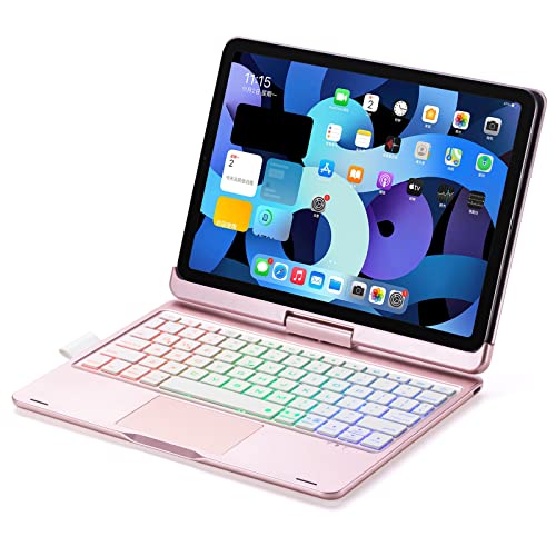 Magnetische Tastaturhülle für iPad Pro 11 Zoll 2022 4. Generation/2021 3. Generation/2020 2. Generation/2018 1. Generation, 360 drehbar, 10 Farben, Hintergrundbeleuchtung, Tastatur mit Touchpad, kompatibel mit iPad 10.9 Air 5/4 Rose G. Alt Magnetische Tastaturhülle für iPad Pro 11 Zoll 2022 4. Generation/2021 3. Generation/2020 2. Generation/2018 1. Generation, 360 drehbar, 10 Farben, Hintergrundbeleuchtung, Tastatur mit Touchpad, kompatibel mit iPad 10.9 Air 5/4 Rose G. Alt von GUPENAA