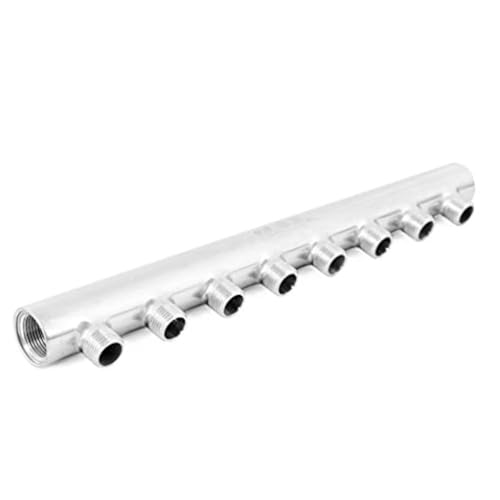Kingbull 8-Wege Hochwertigem Mannigfaltigkeit Edelstahl Wasser Mannigfaltigkeit Edelstahl Ventile Air Flow Pumpe Tubing Doppelkopf von GUPOMT