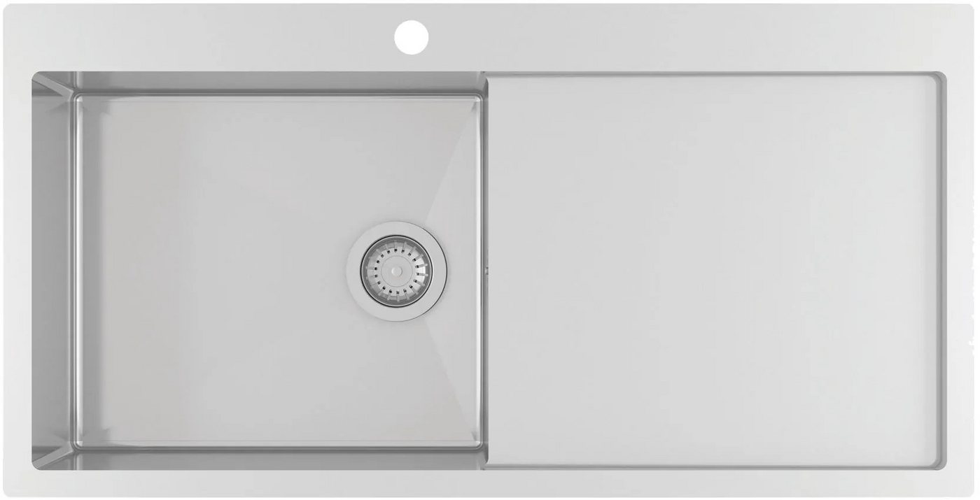 GURARI Küchenspüle LUN101 M-L. 1000 x 510 mm Spüle Premium-Qualität von GURARI